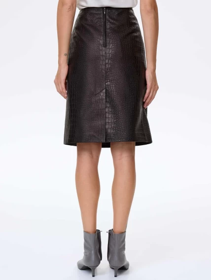 Классическая юбка прямого кроя премиум класса 16, черная, размер 48, артикул 85980-5