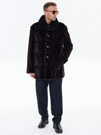 Шуба мужская из меха норки REGAL RRM-506-1