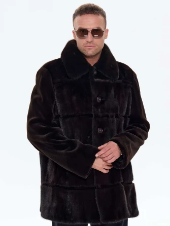 Шуба мужская из меха норки REGAL RRM-506-0