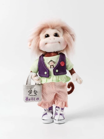 Игрушка Обезьянка, сувенирная продукция, артикул 18034-0