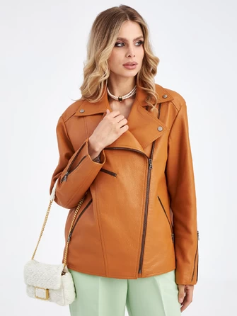 Женская кожаная куртка косуха премиум класса 3047-0