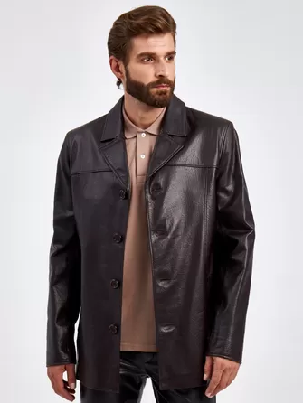 Кожаный пиджак для мужчин 2010-8-0