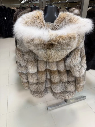 Женская шуба из меха рыси Л850-248-1