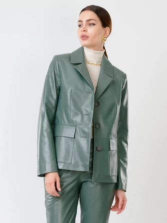 Женский кожаный пиджак 3007-0